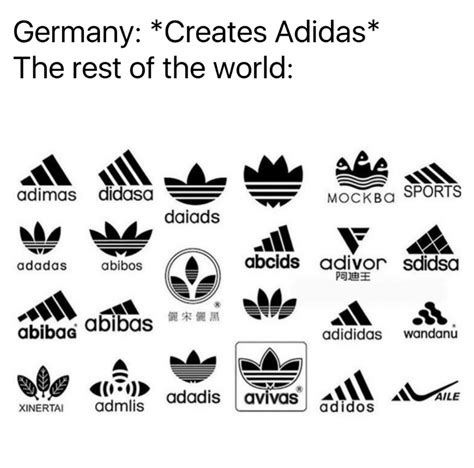 cheap adidas knock off sweatwrs|All of these off brand adidas logos. : r/crappyoffbrands .